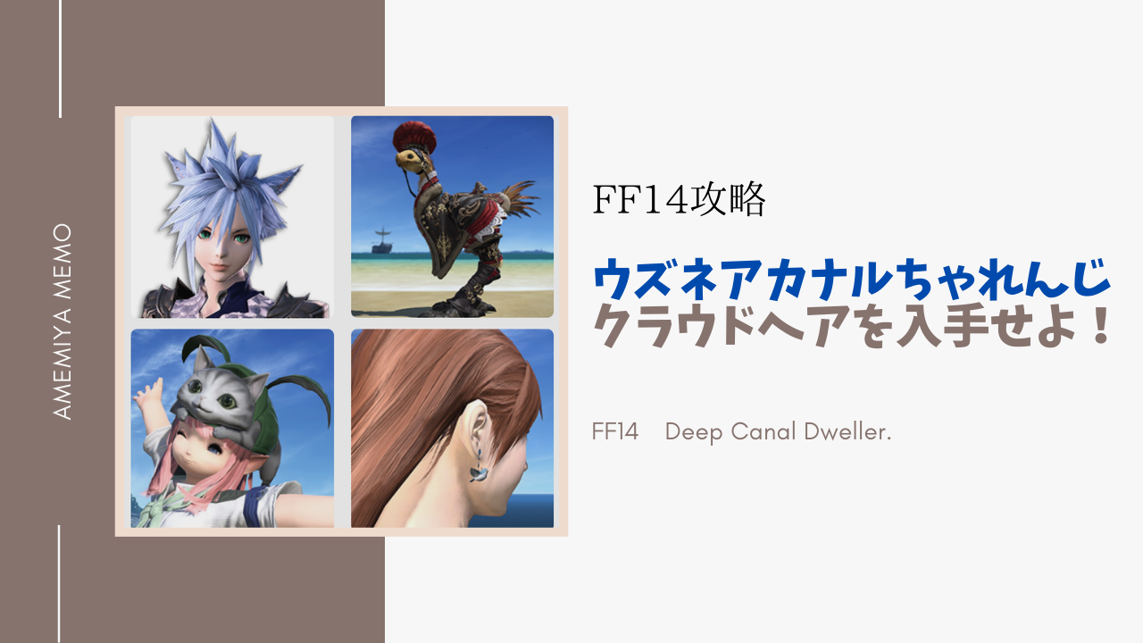 Ff14 クラウドヘアを獲得するチャンス Amemiya Memo Ff14 クラウドヘアを獲得するチャンス Amemiya Memo